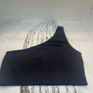 Zara Black One-Shoulder Bra Size Medium-Large